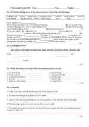 English Worksheet: Test