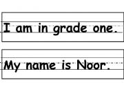 English Worksheet: All About me