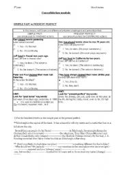 English Worksheet: consolidation