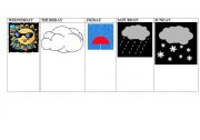 English worksheet: Weather forcast