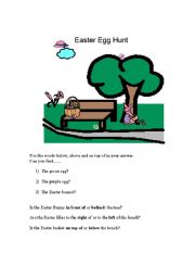 English worksheet: Easter Theme 