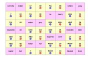 English Worksheet: Suffixes and prefixes dominoes