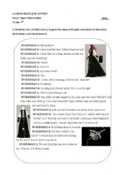 English Worksheet: speaking activity- MACHBETH