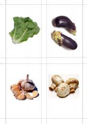 English Worksheet: Vegetable Flashcards #3