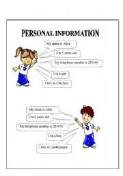 Personal imformation 