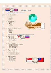 English worksheet: Nationalities