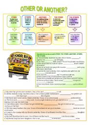 English Worksheet: other or another?