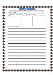 English Worksheet: Letter to Cogress about Global Warming