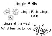 English worksheet: Christmas Song Poster