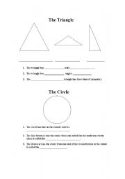 English worksheet: The Triangle
