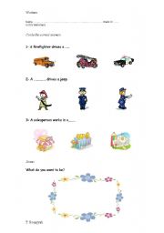 English worksheet: Workers 