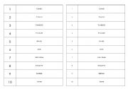 English worksheet: the ordinal numbers