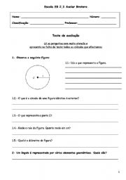 English Worksheet: Maths