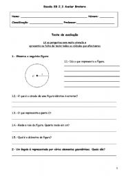 English worksheet: Maths