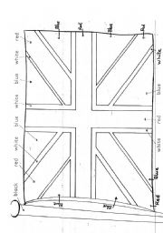 English Worksheet: English flag