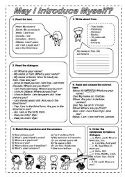 English Worksheet: Personal information