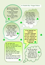 St Patrickd day - A bit of English fun!