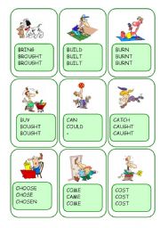 Irregular Verbs Card Game / Part 2