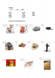 English worksheet: Macthing