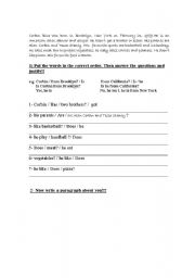 English worksheet: High school musical 3