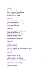 English Worksheet: Rhymes for children