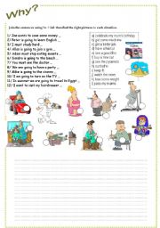 English Worksheet: Why?