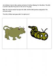English Worksheet: Describing/Guessing Pictures