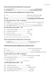 English Worksheet: Gateway1,a quiz