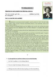 English Worksheet: Enid Blyton - FAMILY