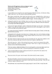 English worksheet: Diamond Heist