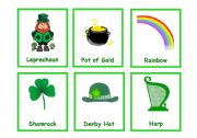English Worksheet: St. Patricks Day Flashcards
