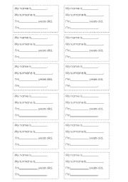 English Worksheet: Portfolio identification