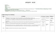 English Worksheet: five senses lesson plan