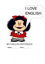 English Worksheet:  I LOVE ENGLISH