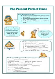 Present Perfect Worksheet