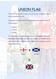 English worksheet: UNION FLAG