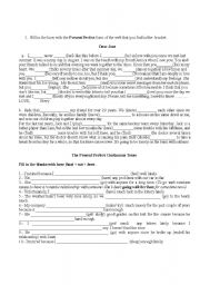 English Worksheet: present  perfect continuous and present perfect