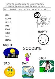 English Worksheet: Hello Goodbye