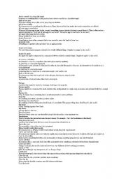 English Worksheet: animals