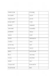 English Worksheet: Feeling / English Statistics quiz