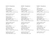 English Worksheet: Song - My Girl