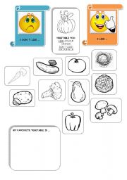 English Worksheet: Vegetable