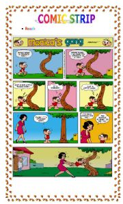 English Worksheet: Comic Strip