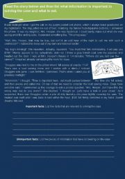 English worksheet: Reading Comprehesion