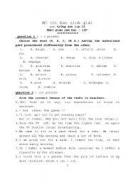 English worksheet: tests 