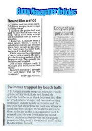 Funny Newspaper Articles
