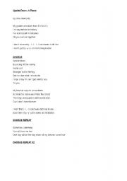 English worksheet: A*TEENS - Upside Down