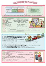 Indefinite pronouns