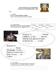 English Worksheet: Les choristes