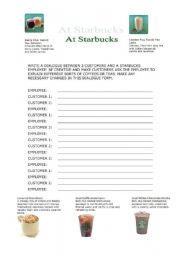 English Worksheet: HOW DO YOU LIKE YOUR COFFEE? part 2